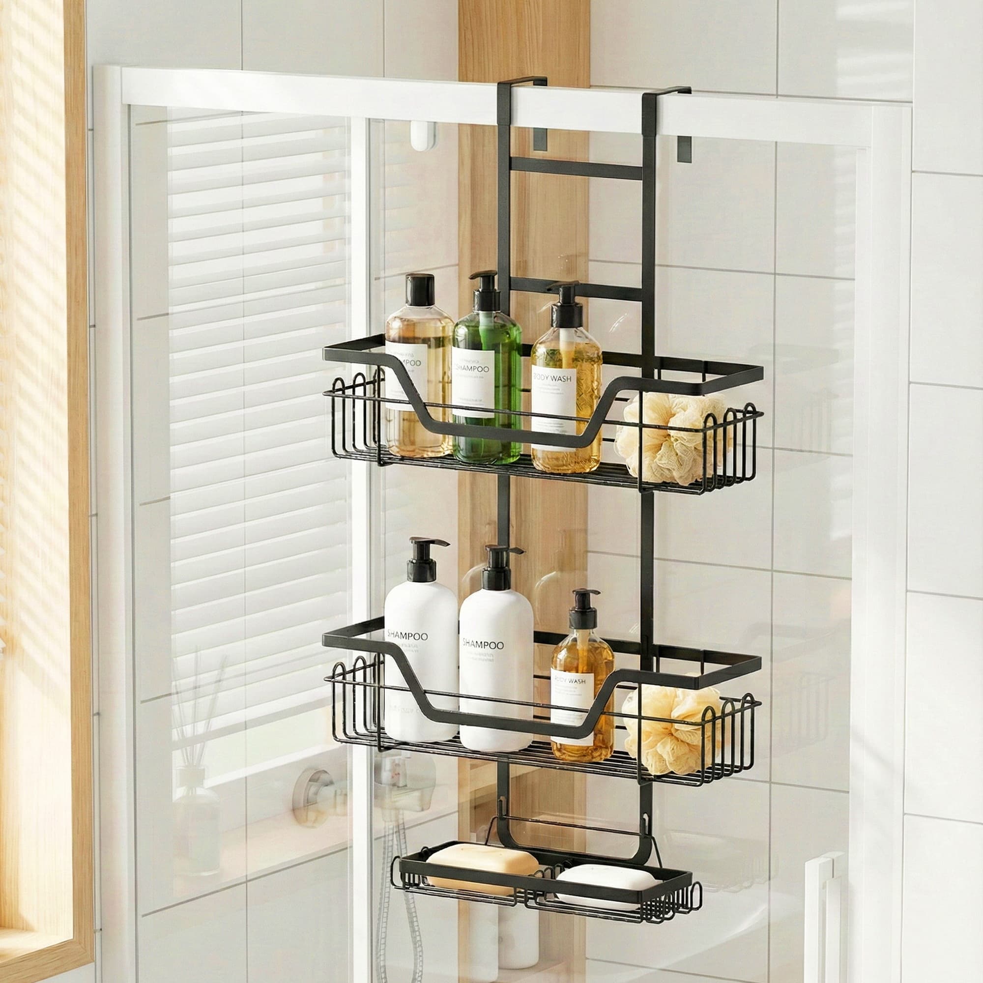 Artiss 3-Tier Over-Door Shower Caddy 5